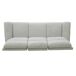 Sofá 3 lugares 3 assentos relax manual ARON cor cinza claro Sofá 3 lugares 3 assentos relax manual ARON cor cinza claro Cinza Claro