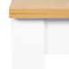 Mesa de centro extensível FILIPPA 75x47x75cm Mesa de centro extensível FILIPPA 75x47x75cm Branco/ Madeira