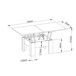 Mesa de centro extensível FILIPPA 75x47x75cm Mesa de centro extensível FILIPPA 75x47x75cm Branco/ Madeira