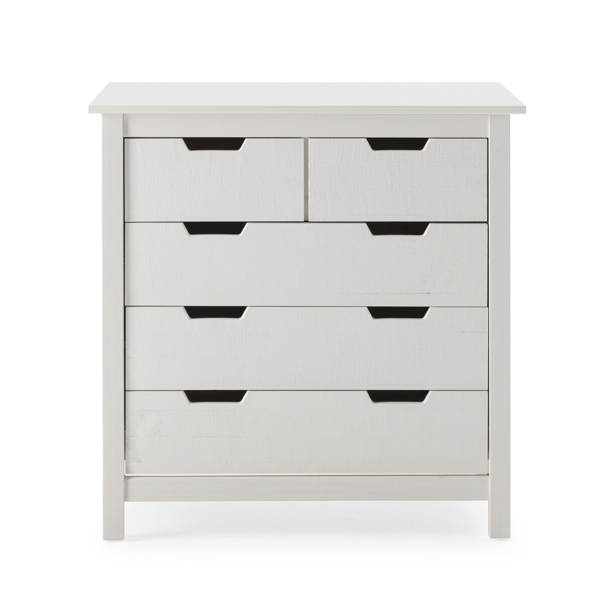 Cómoda JULIETA 5 gavetas branco