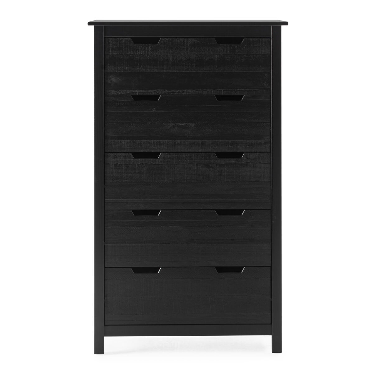 Cómoda JULIETA 5 gavetas preto