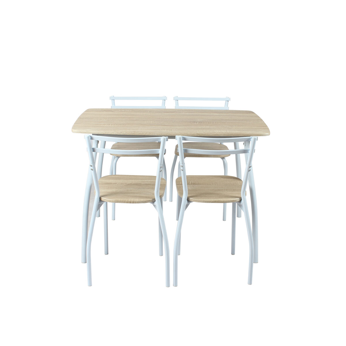 Conjunto de mesa com 4 cadeiras de cozinha RICK