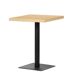 Mesa de cozinha alta EVENT 60x76x60cm Mesa de cozinha alta EVENT 60x76x60cm Preto/ Madeira