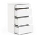 Cómoda simple CLYDE com gavetas branco Cómoda simple CLYDE com gavetas branco Branco