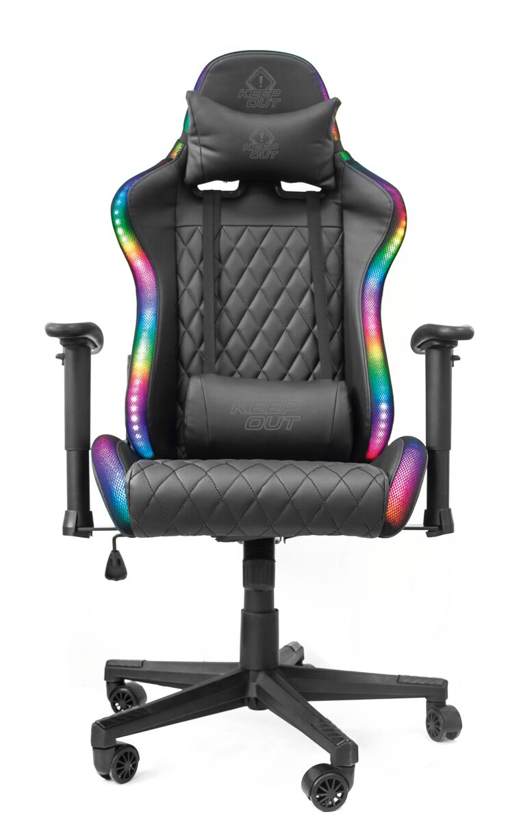 Cadeira de gaming XPRO RGB cor preto