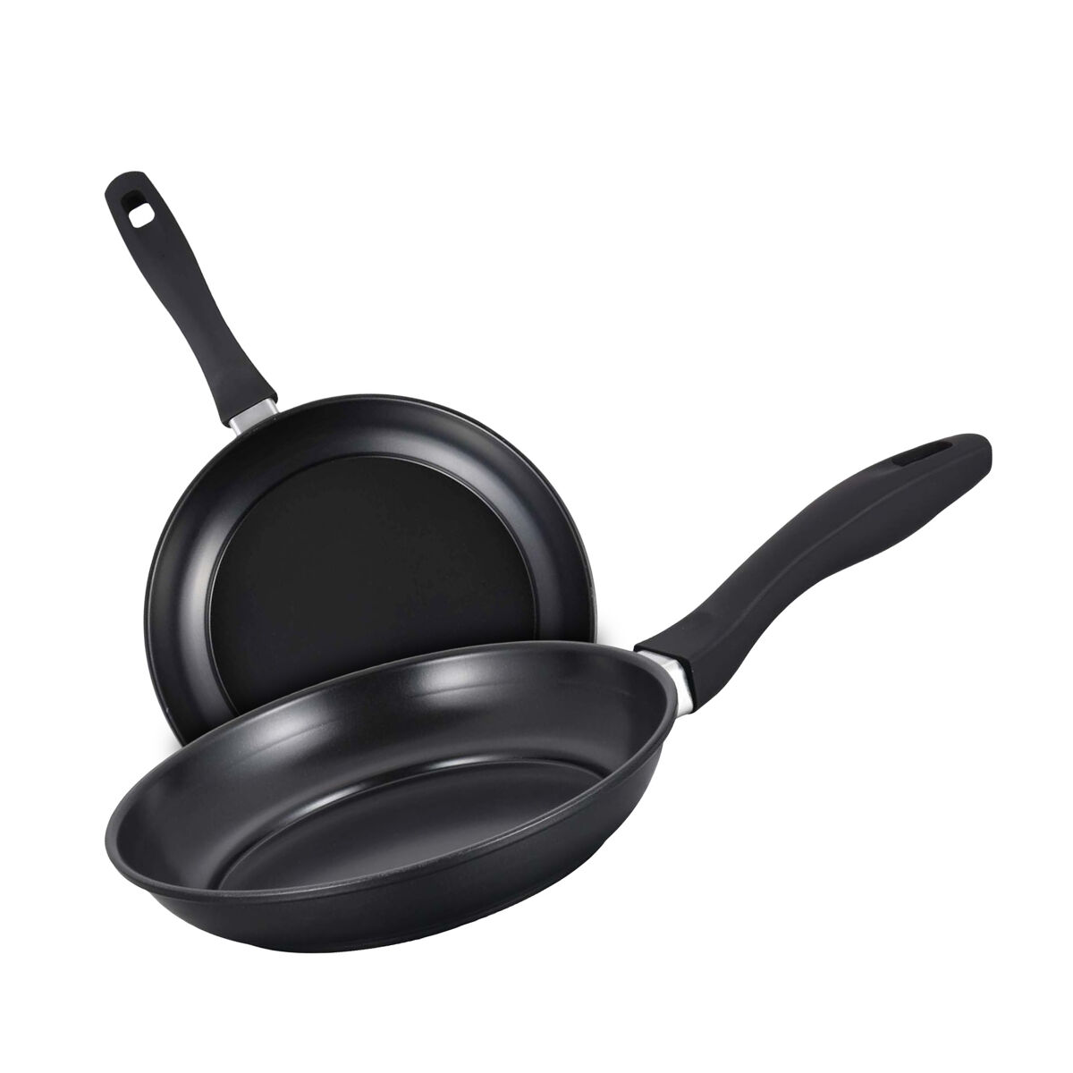 Conjunto de 2 frigideiras LORENA em aço marca MOBILIS