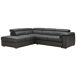 Sofá de canto com cama MAYA Sofá de canto com cama MAYA Preto