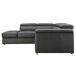 Sofá de canto com cama MAYA Sofá de canto com cama MAYA Preto