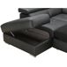 Sofá de canto com cama MAYA Sofá de canto com cama MAYA Preto