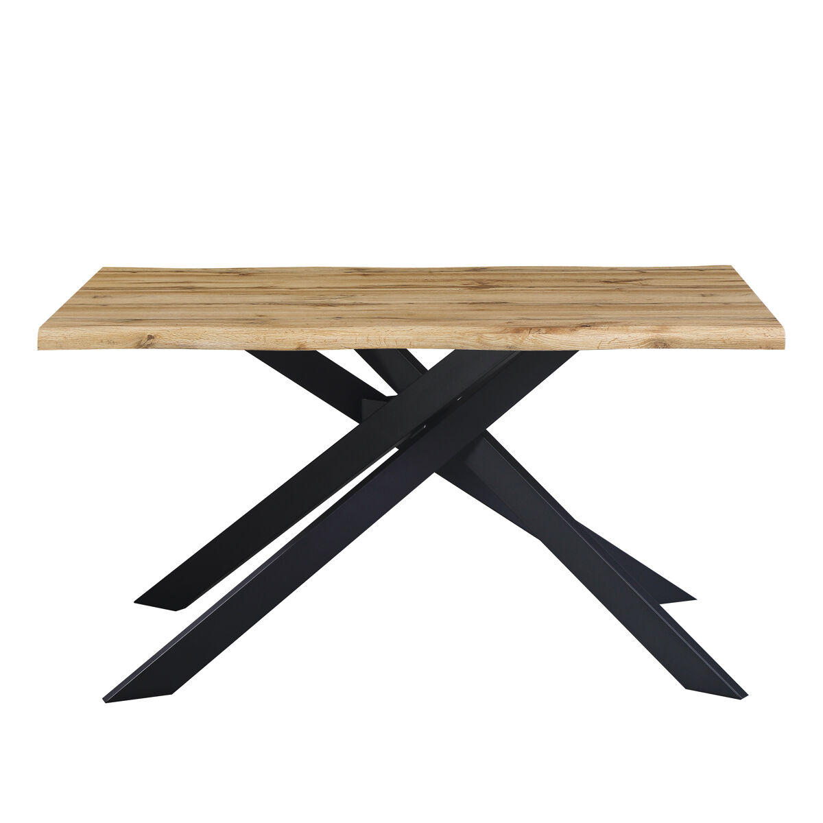 Mesa de jantar fixa LIMA cor carvalho 