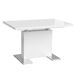 Mesa de jantar extensível AKISSI Mesa de jantar extensível AKISSI Branco Brillo