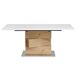 Mesa de jantar extensível MARION Mesa de jantar extensível MARION Branco/ Madeira