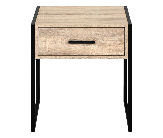 Mesa de cabeceira caeli com 1 gaveta carvalho