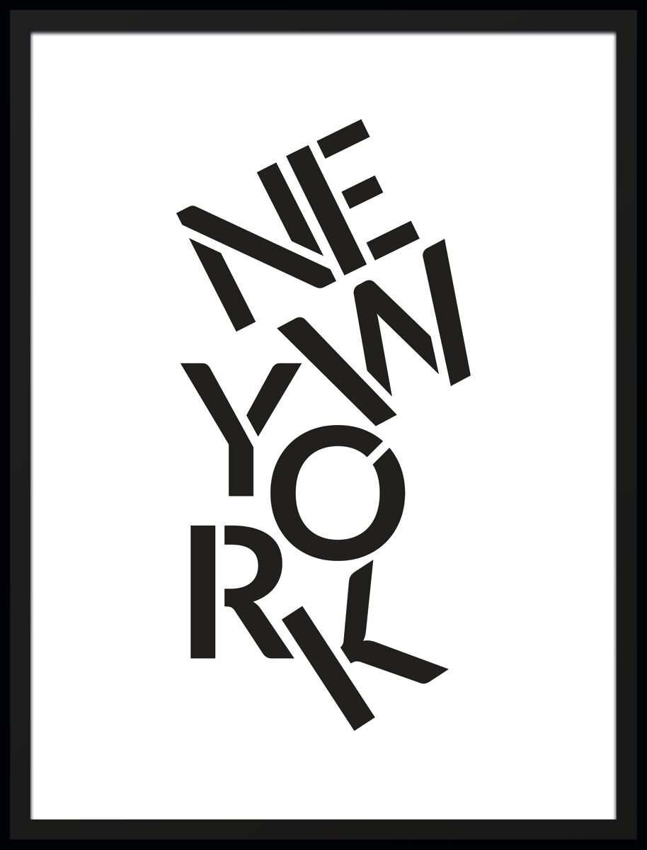 Pintura NYC 40x30cm marca MARCOMUEBLE 