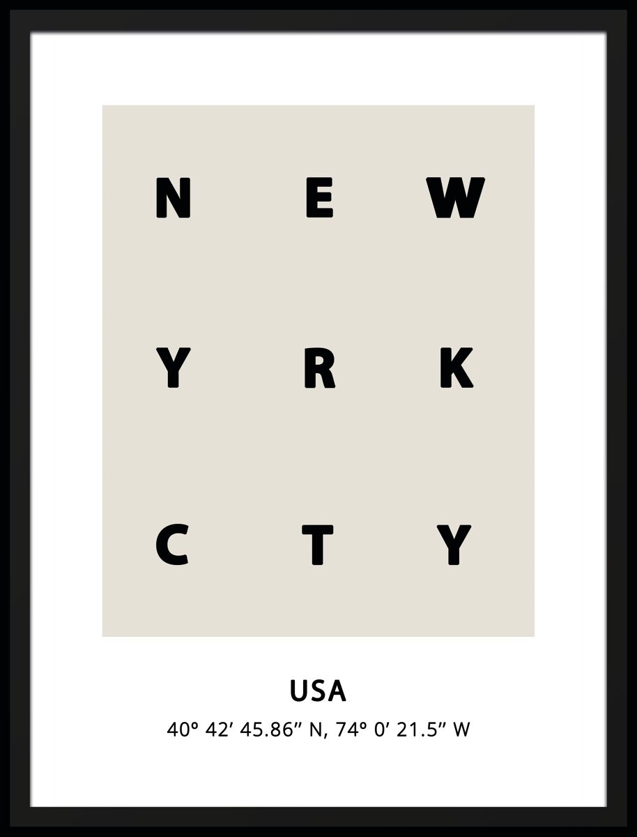 Pintura NEW YORK CITY 40x30cm marca MARCOMUEBLE 