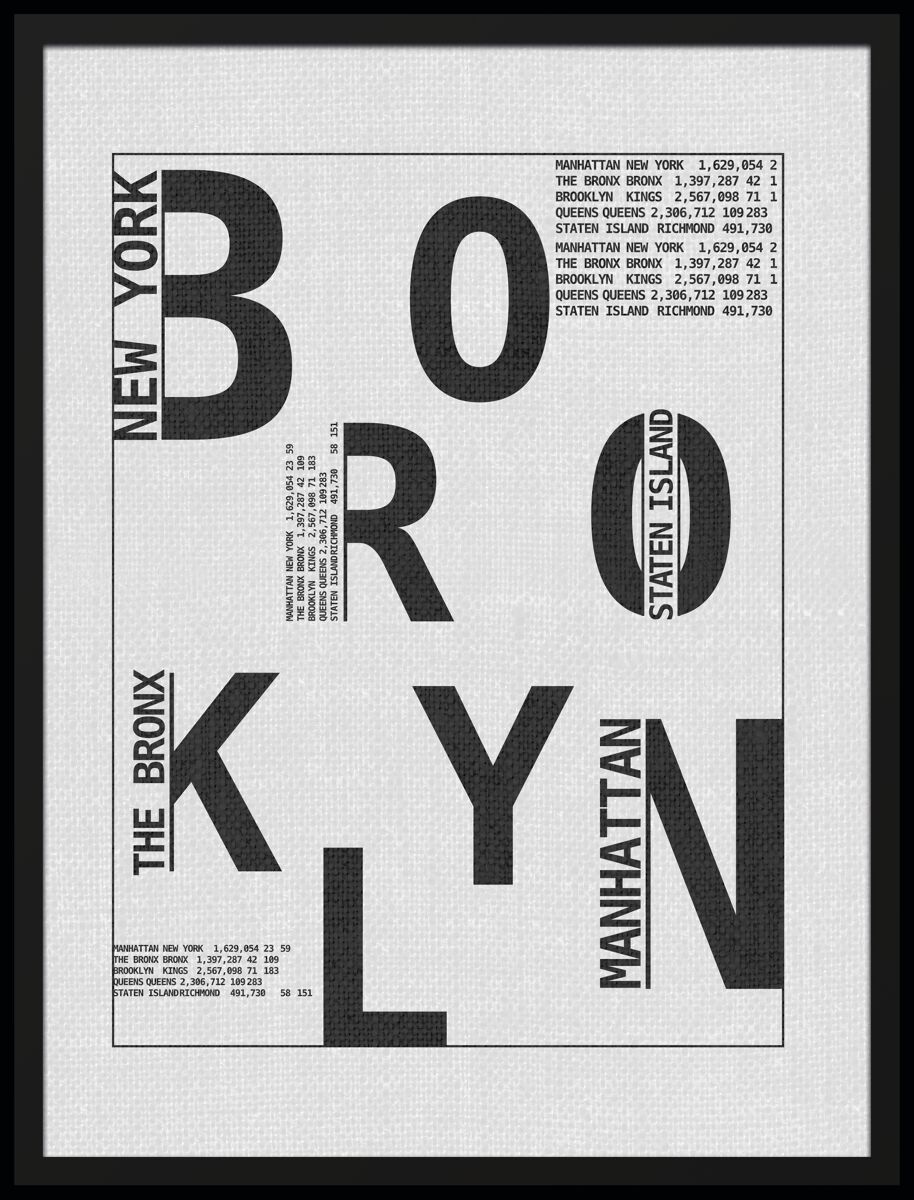 Pintura BROOKLIN 40x30cm marca MARCOMUEBLE 