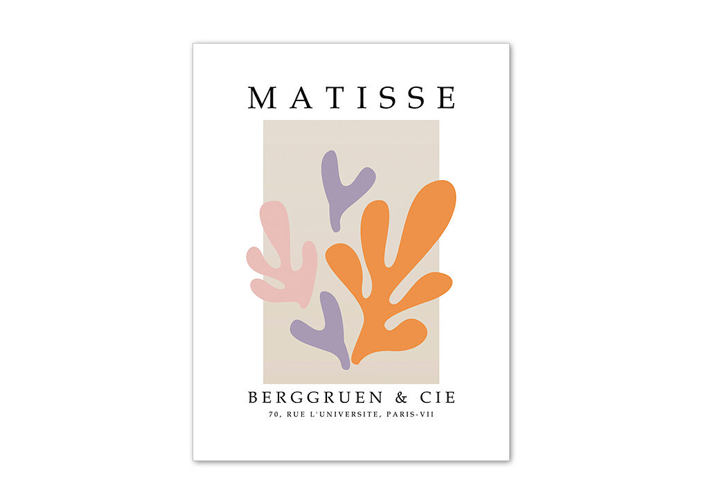 Gravura MATISSE B 40x30cm de MARCOMUEBLE
