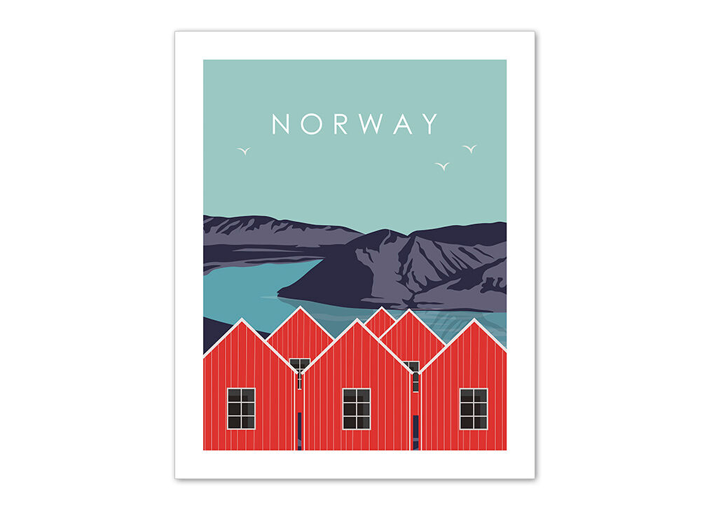 Gravura NORWAY 50x40cm marca MARCOMUEBLE