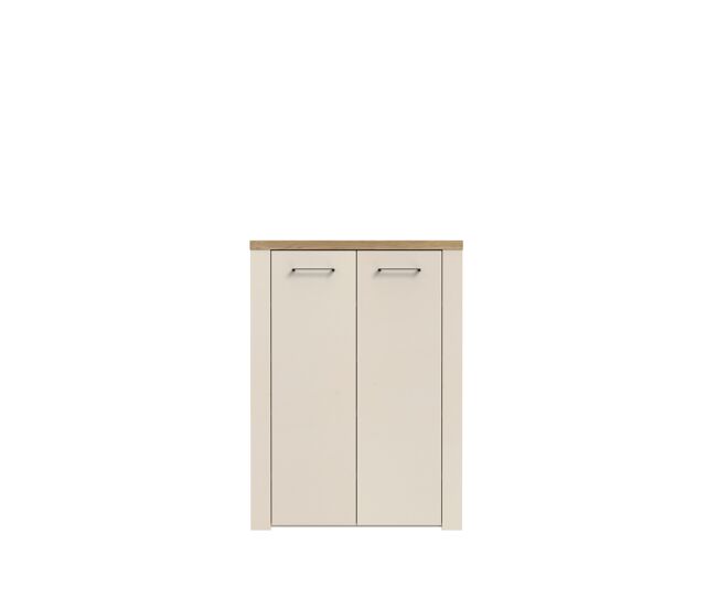 Sapateira 2 portas nelleke 2 cor areia