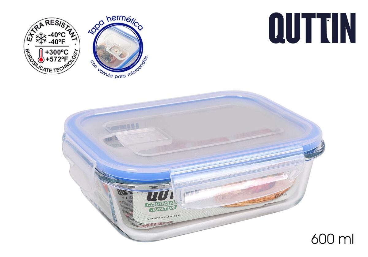 Tupperware QUTTIN vidro transparente
