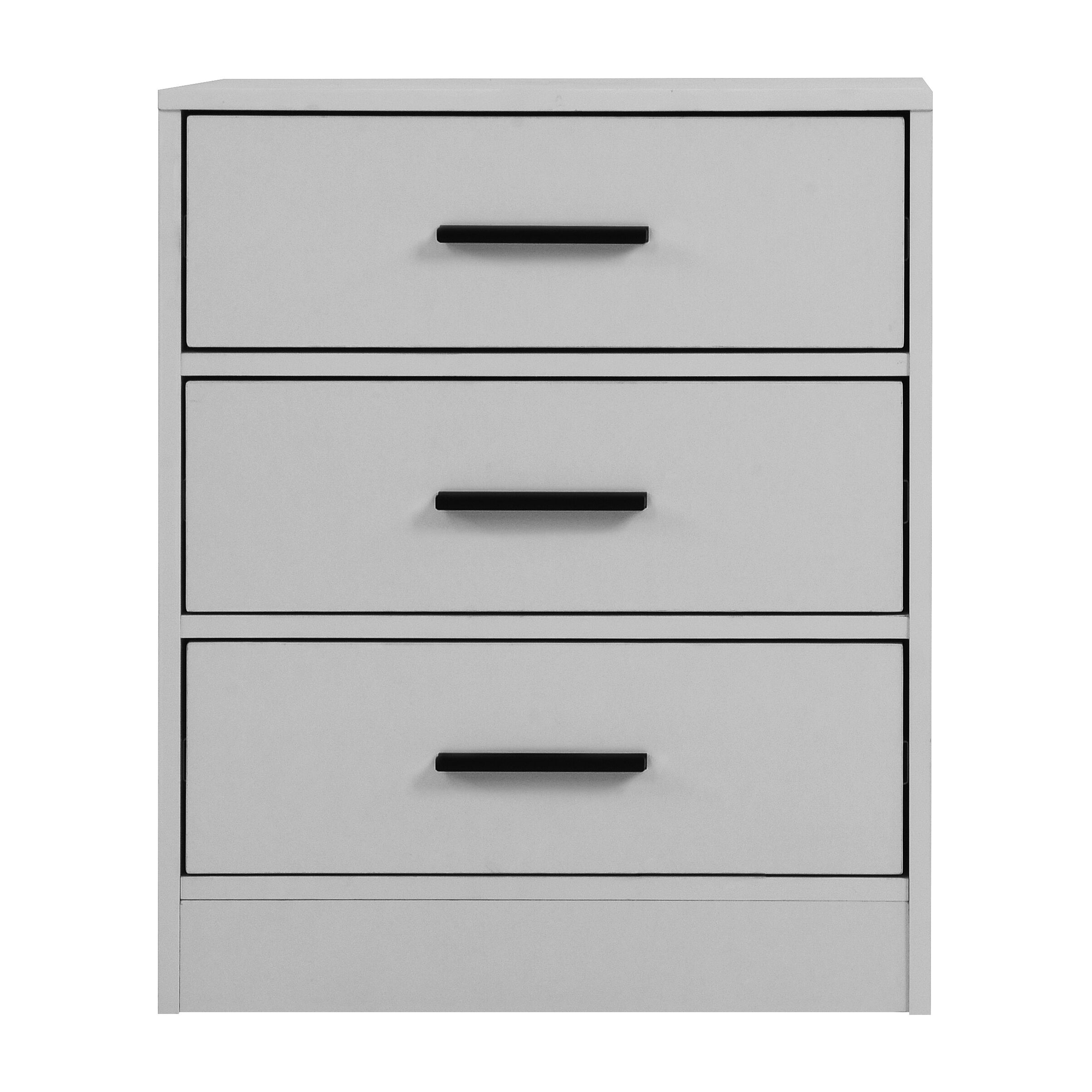 Mesa de cabeceira NELS com 3 gavetas