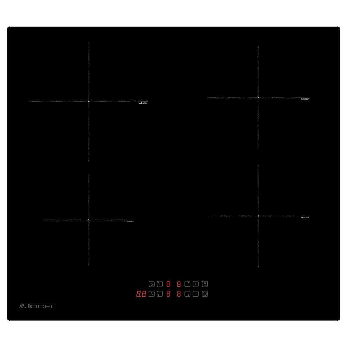 Placa de indução JOCEL JP4EI009333 7200W