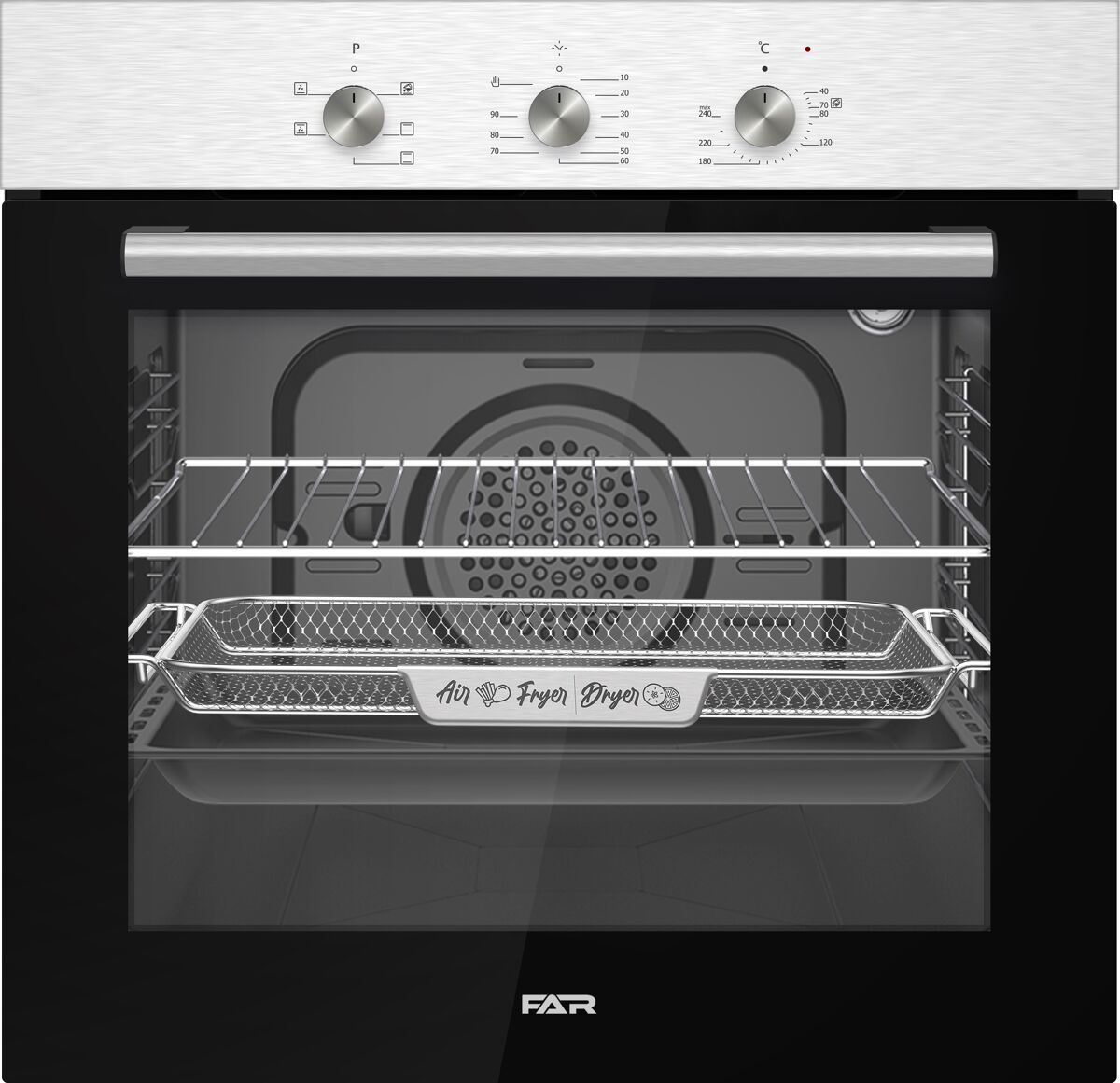 Forno elétrico FAR FA BIMA 2025 multifunções 60 litros