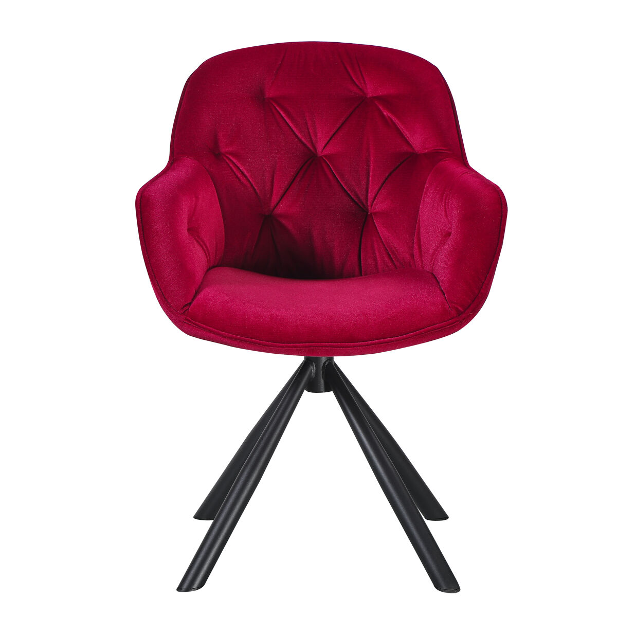 Conjunto de 2 cadeiras SILVIA Cinza