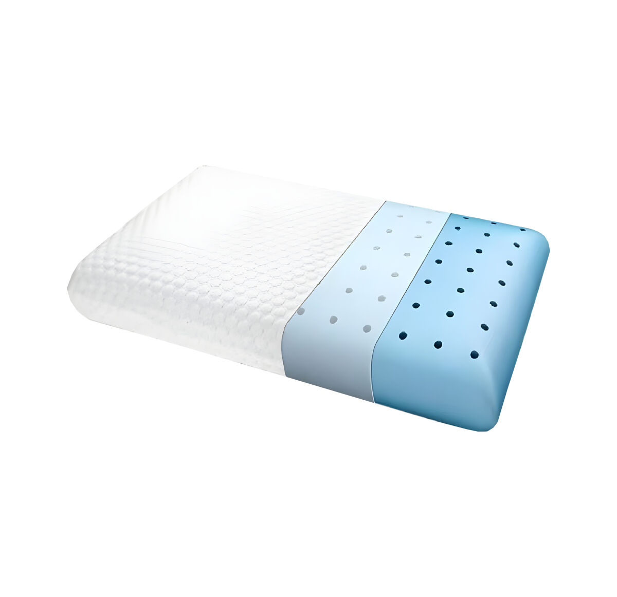 Almofada visco AIR perfurada firmeza média 60cm marca HILDING