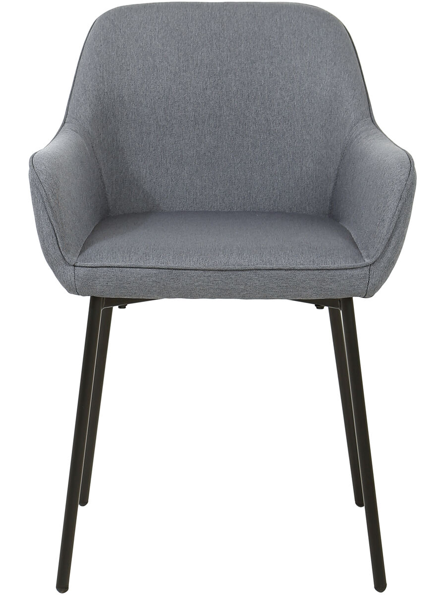 Conjunto de 2 cadeiras VIOLET cinza