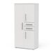 Roupeiro VERSATIL 90x188cm 3 portas e 2 gavetas branco Roupeiro VERSATIL 90x188cm 3 portas e 2 gavetas branco Branco