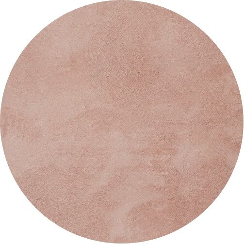 Tapete redondo vegas diâmetro 120cm cor rosa - conforama