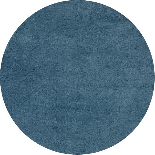 Tapete redondo vegas diâmetro 120cm cor azul - conforama