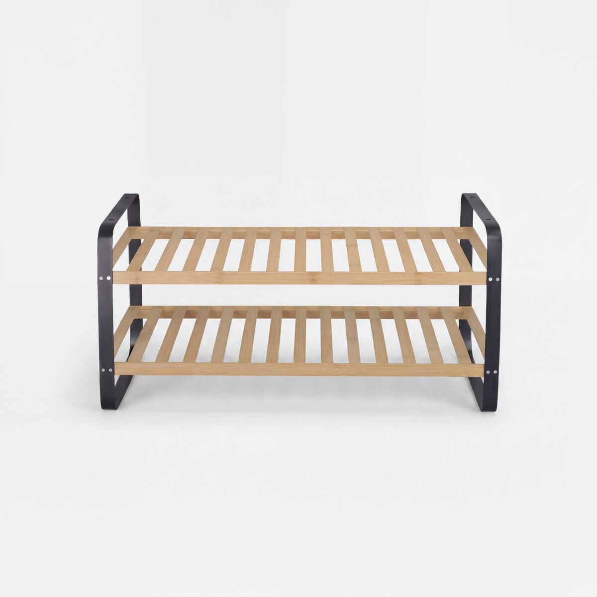 Sapateira marlon com 2 prateleiras 66x29x33,5cm preta - conforama