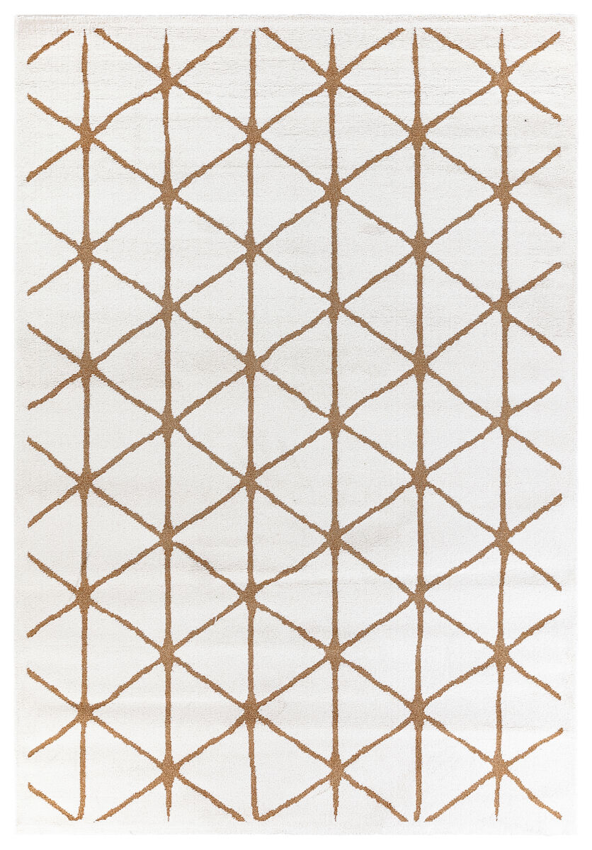 Tapete de poliéster rombos 160x230cm