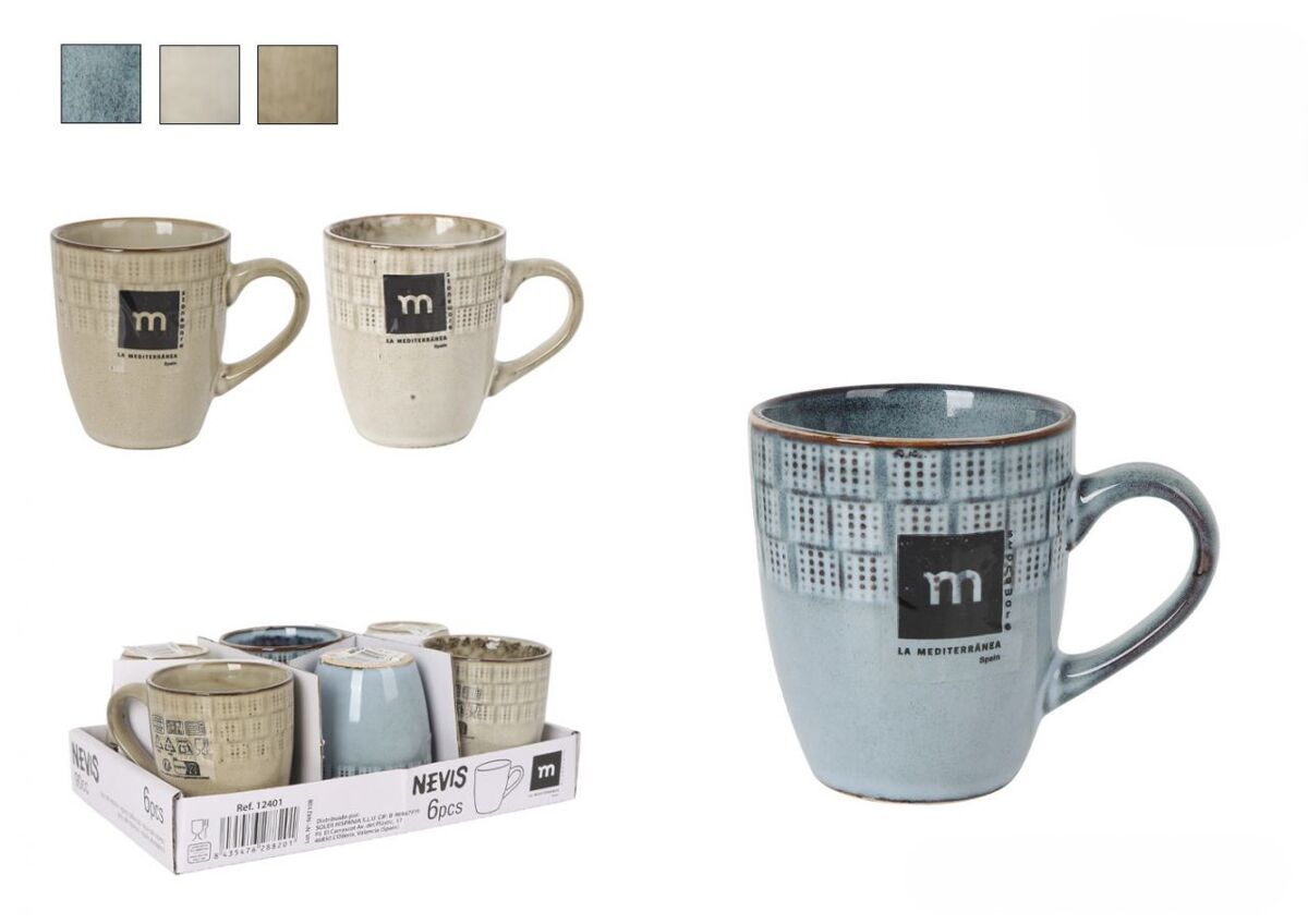 Chávena de café expresso 90cl NEVIS sortido marca LA MEDITERRANEA