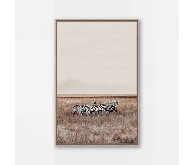 Quadro tribu zebras 50x70cm marca conforama - conforama