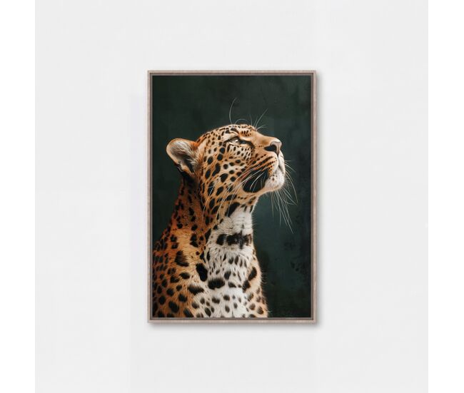 Quadro leopardo majestuoso 60x90cm marca conforama - conforama