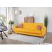 Sofá cama 3 lugares DORIAN II Sofá cama 3 lugares DORIAN II Amarelo