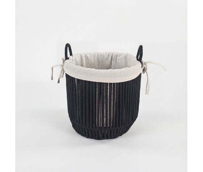 Cesta kyrka m 28x31x31cm cor preto