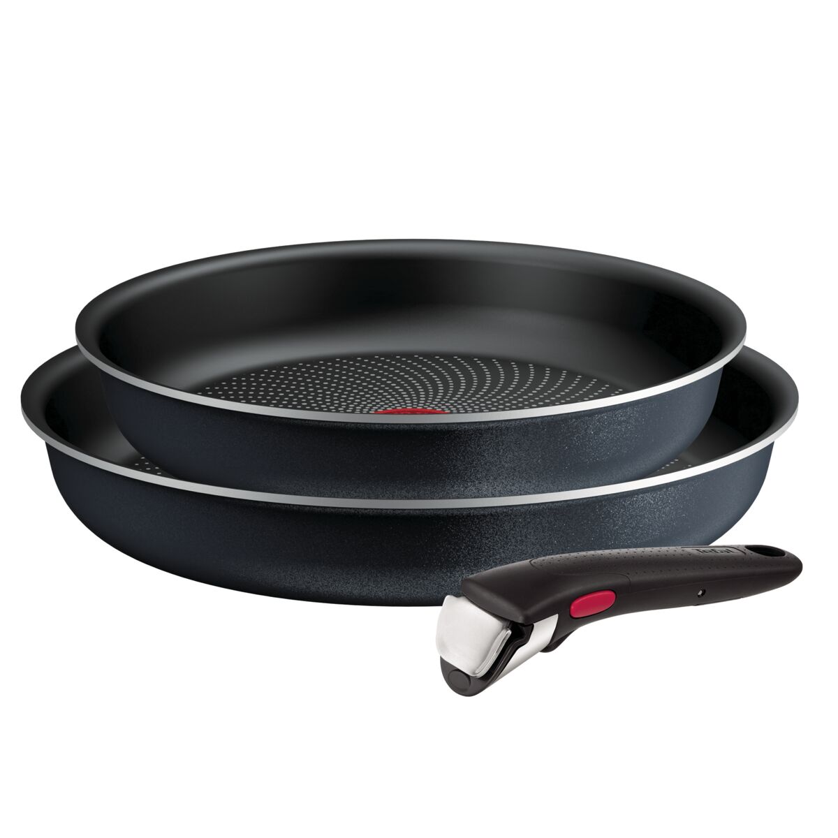 Conjunto 2 frigideiras INGENIO 24 e 28cm com pega removível TEFAL