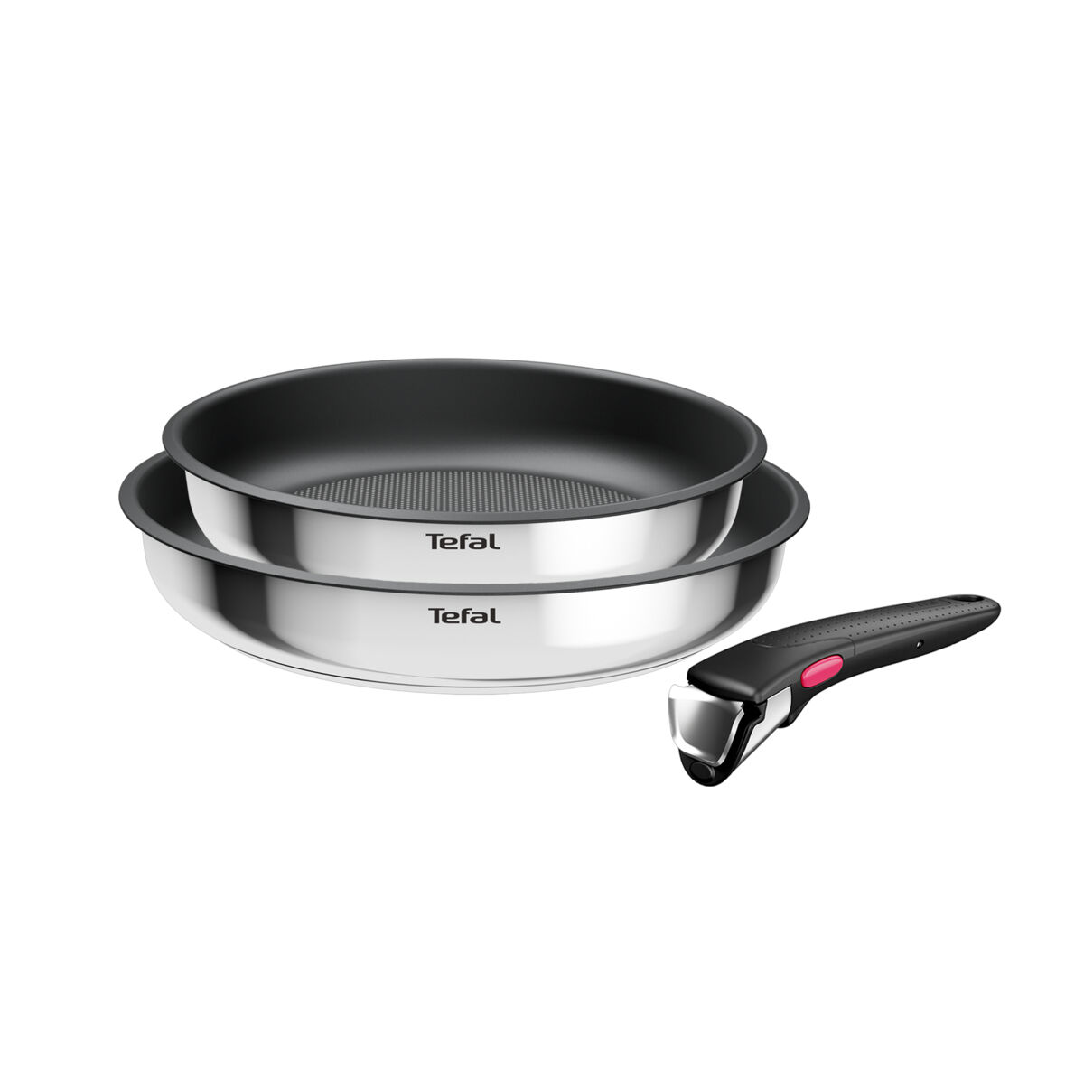 Conjunto 2 frigideiras INGENIO 22 e 26cm com pega removível TEFAL