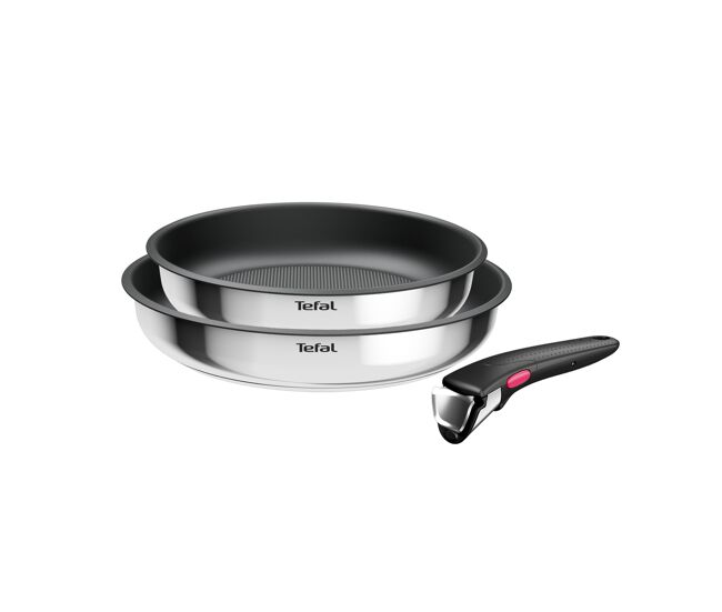 Conjunto 2 frigideiras ingenio 22 e 26cm com pega removível tefal