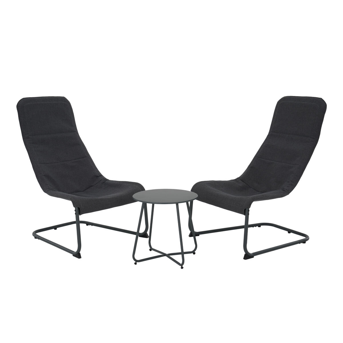 Conjunto de jardim INCA cor cinza escuro