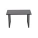Conjunto de jardim LUGO 4 lugares com mesa baixa Conjunto de jardim LUGO 4 lugares com mesa baixa Cinza Escuro