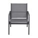 Conjunto de jardim LUGO 4 lugares com mesa baixa Conjunto de jardim LUGO 4 lugares com mesa baixa Cinza Escuro