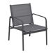 Conjunto de jardim LUGO 4 lugares com mesa baixa Conjunto de jardim LUGO 4 lugares com mesa baixa Cinza Escuro