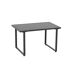 Conjunto de jardim LUGO 4 lugares com mesa baixa Conjunto de jardim LUGO 4 lugares com mesa baixa Cinza Escuro