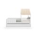 Cama tipo cabana ANGELA 90cm branca lacada e madeira natural Cama tipo cabana ANGELA 90cm branca lacada e madeira natural Natural/ Branco