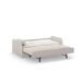 Cama nido ELLIS 90cm creme e madeira natural Cama nido ELLIS 90cm creme e madeira natural Bege
